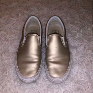 cute gold vans